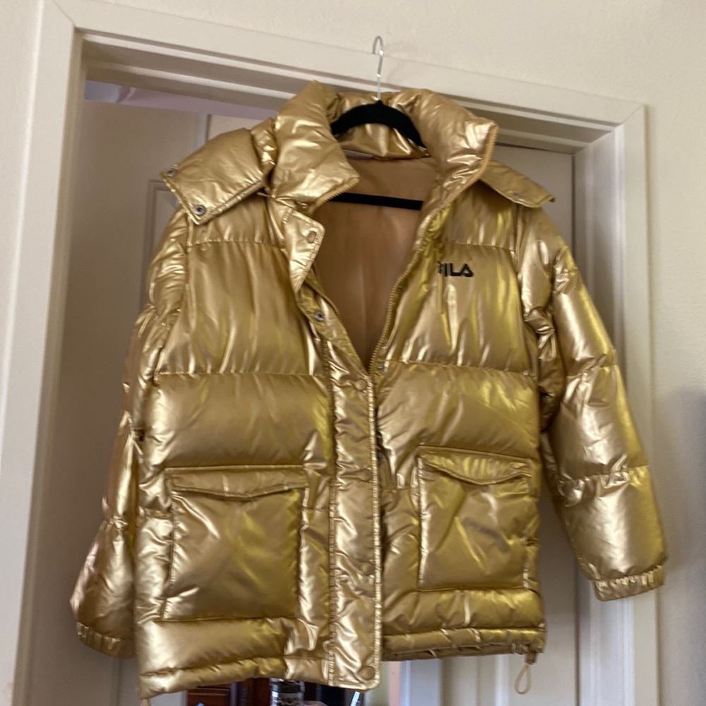 Fula GOLD puffer. Worn two times.